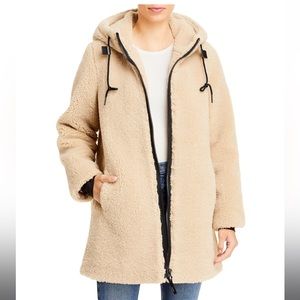 Sanctuary hooded faux Sherpa jacket
